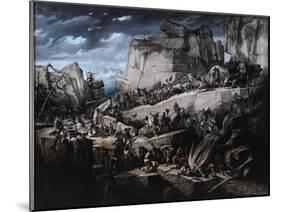 Hannibal Crosses the Alps-Bénédict Masson-Mounted Giclee Print