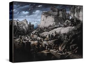 Hannibal Crosses the Alps-Bénédict Masson-Stretched Canvas