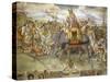 Hannibal Crossing Alps, 218 BC-Jacopo Ripanda-Stretched Canvas