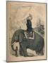 'Hannibal crossing the Alps', 1852-John Leech-Mounted Giclee Print