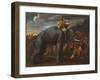 Hannibal Crossing the Alps on an Elephant-Nicolas Poussin-Framed Premium Giclee Print