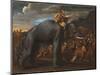 Hannibal Crossing the Alps on an Elephant-Nicolas Poussin-Mounted Giclee Print