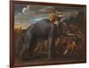 Hannibal Crossing the Alps on an Elephant-Nicolas Poussin-Framed Giclee Print