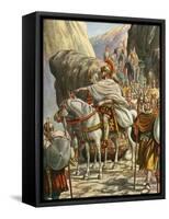 Hannibal Crossing the Alps-Tancredi Scarpelli-Framed Stretched Canvas