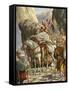 Hannibal Crossing the Alps-Tancredi Scarpelli-Framed Stretched Canvas