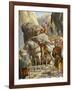 Hannibal Crossing the Alps-Tancredi Scarpelli-Framed Giclee Print