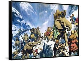 Hannibal Crossing the Alps-Mcbride-Framed Stretched Canvas