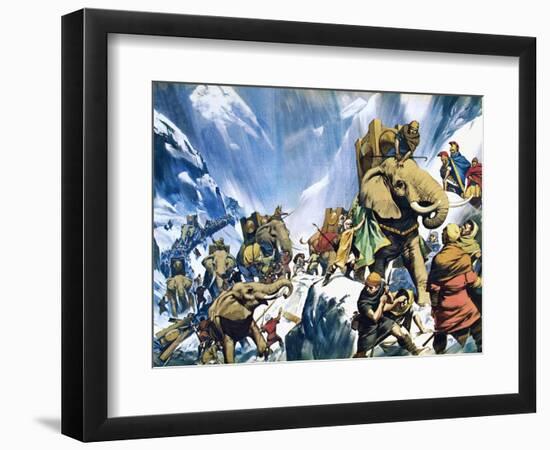 Hannibal Crossing the Alps-Mcbride-Framed Giclee Print