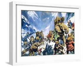 Hannibal Crossing the Alps-Mcbride-Framed Giclee Print