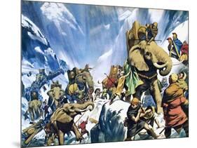 Hannibal Crossing the Alps-Mcbride-Mounted Giclee Print