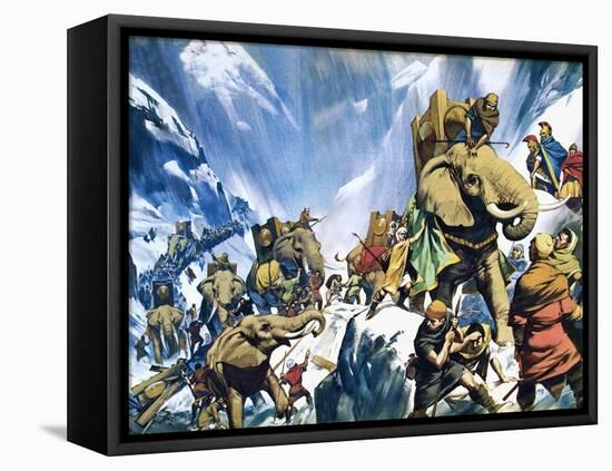 Hannibal Crossing the Alps-Mcbride-Framed Stretched Canvas