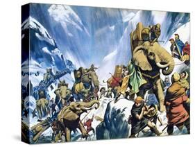 Hannibal Crossing the Alps-Mcbride-Stretched Canvas