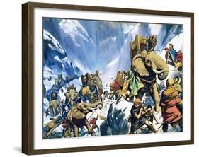 Hannibal Crossing the Alps-Mcbride-Framed Giclee Print