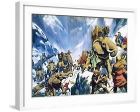 Hannibal Crossing the Alps-Mcbride-Framed Giclee Print