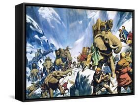 Hannibal Crossing the Alps-Mcbride-Framed Stretched Canvas