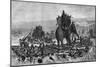 Hannibal Crossing the Rhone, 218 BC (1882-188)-null-Mounted Giclee Print