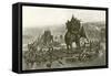 Hannibal Crossing the Rhone-Henri-Paul Motte-Framed Stretched Canvas