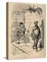 'Hannibal leads the Ambassadors a fatiguing Walk round Carthage', 1852-John Leech-Stretched Canvas