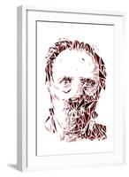 Hannibal Lecter-Cristian Mielu-Framed Art Print