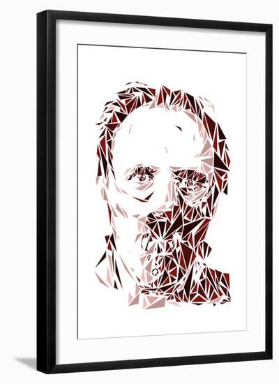 Hannibal Lecter-Cristian Mielu-Framed Art Print