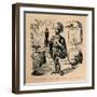 'Hannibal makes the usual Speech previous to killing himself', 1852-John Leech-Framed Giclee Print