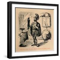 'Hannibal makes the usual Speech previous to killing himself', 1852-John Leech-Framed Giclee Print