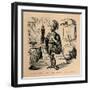 'Hannibal makes the usual Speech previous to killing himself', 1852-John Leech-Framed Giclee Print