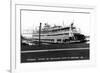 Hannibal, Missouri - Mississippi River Steamer Capitol-Lantern Press-Framed Art Print