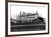 Hannibal, Missouri - Mississippi River Steamer Capitol-Lantern Press-Framed Art Print