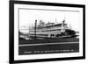 Hannibal, Missouri - Mississippi River Steamer Capitol-Lantern Press-Framed Art Print