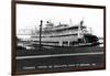 Hannibal, Missouri - Mississippi River Steamer Capitol-Lantern Press-Framed Art Print