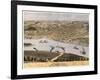 Hannibal, Missouri - Panoramic Map-Lantern Press-Framed Art Print