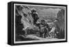Hannibal Over Alps-Adrien Marie-Framed Stretched Canvas