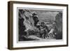 Hannibal Over Alps-Adrien Marie-Framed Art Print