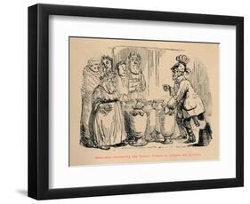 'Hannibal requesting the Cretan Priests to become his Bankers', 1852-John Leech-Framed Premium Giclee Print