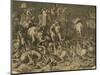 Hannibal's Elephants Attacking Roman Legions-null-Mounted Giclee Print