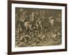 Hannibal's Elephants Attacking Roman Legions-null-Framed Giclee Print