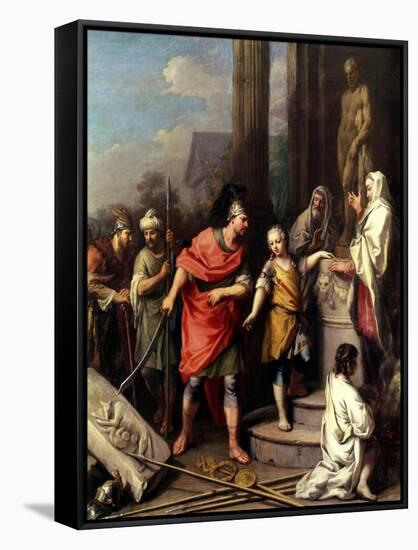 Hannibal Swearing Eternal Enmity to Rome-Jacopo Amigoni-Framed Stretched Canvas