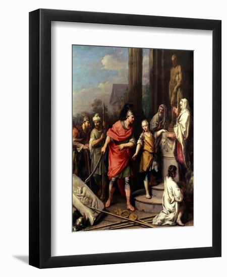 Hannibal Swearing Eternal Enmity to Rome-Jacopo Amigoni-Framed Giclee Print