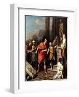 Hannibal Swearing Eternal Enmity to Rome-Jacopo Amigoni-Framed Giclee Print