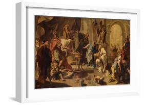 Hannibal Swearing Revenge Against Romans-Giovanni Battista Pittoni Younger-Framed Giclee Print