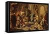 Hannibal Swearing Revenge Against Romans-Giovanni Battista Pittoni Younger-Framed Stretched Canvas