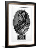 'Hannibal, the Carthaginian General', c1823, (1912)-John Chapman-Framed Giclee Print