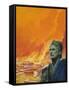 Hannibal with Carthage in Flames-Severino Baraldi-Framed Stretched Canvas