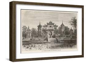 Hanoi: the Temple of Confucius-null-Framed Art Print