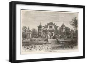 Hanoi: the Temple of Confucius-null-Framed Art Print