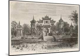 Hanoi: the Temple of Confucius-null-Mounted Art Print