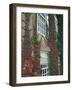 Hanover Ivy on Dartmouth College Building, New Hampshire, USA-Merrill Images-Framed Photographic Print