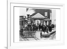 Hanover Junction During the Cavil War-null-Framed Art Print