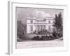 Hanover Lodge, Regent's Park, Marylebone, London, 1827-William Tombleson-Framed Giclee Print